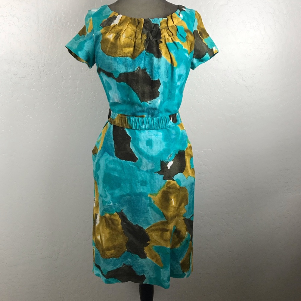 Belted Calvin Klein Work Dress